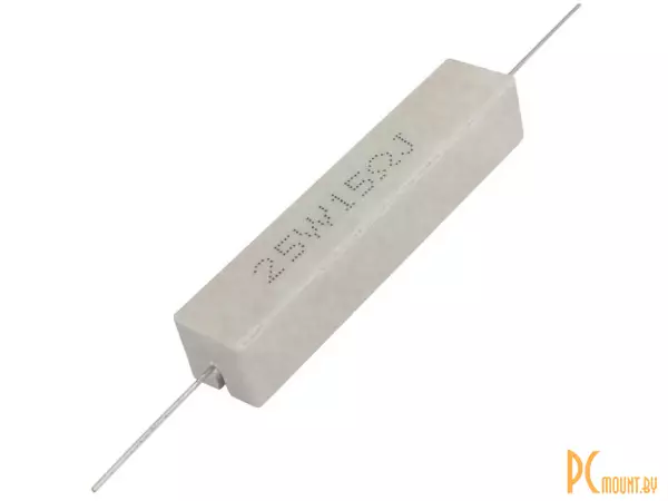 RX27-1 15 Ом 25W 5% / SQP25 Резистор постоянный проволочный в керамо-цементном корпусе