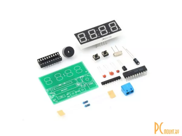 C51 4bit DIY KIT, Набор для сборки электронных часов с будильником  