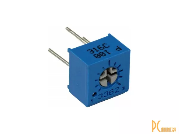Резистор переменный подстроечный (потенциометр), 3362P Комплект 55шт.