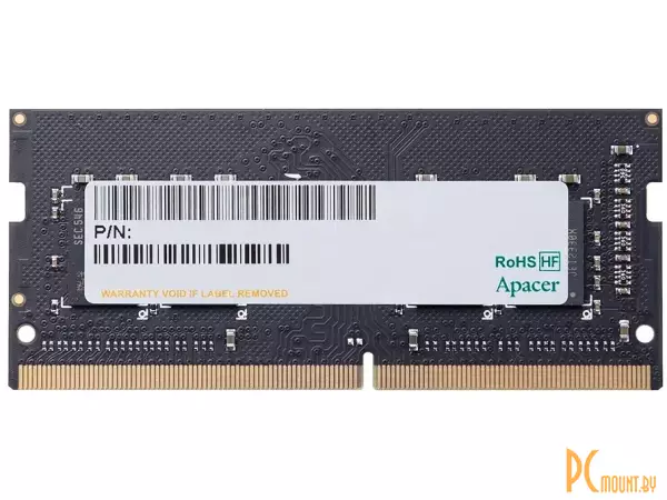 Память для ноутбука SODDR4, 8GB, PC21300 (2666MHz), Apacer ES.08G2V.GNH  AS08GGB26CQYBGH
