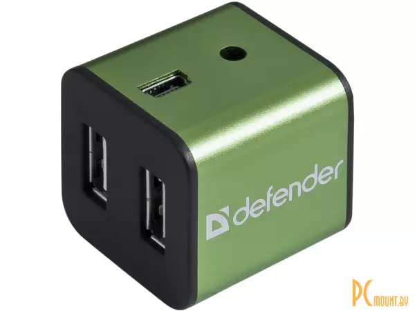 Универсальный USB разветвитель Defender Quadro Iron (83506)